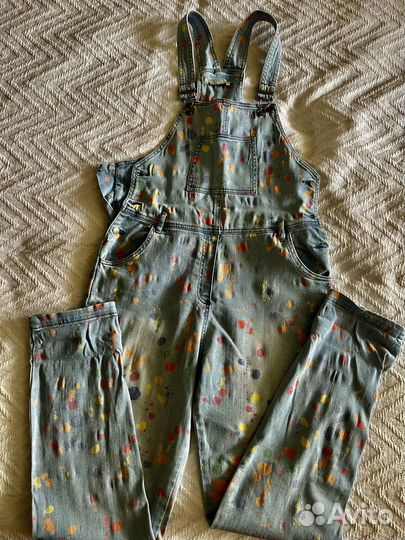 Комбинезон джинсовый женский летний