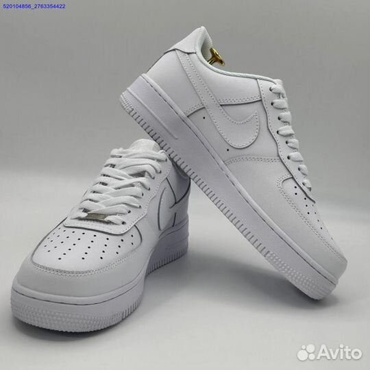 Кроссовки Nike Air Force Low White (Арт.95842)