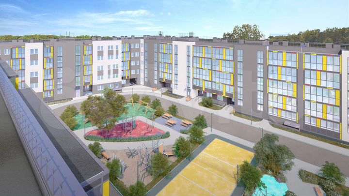 2-к. квартира, 57 м², 4/5 эт.