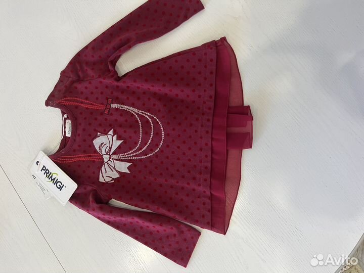 Новая футболка туника детская Primigi