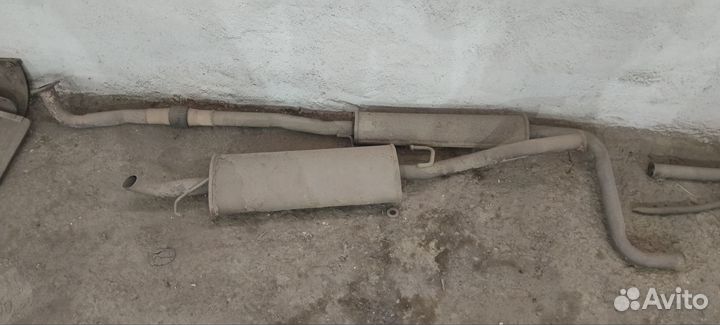 Глушитель на LADA priora
