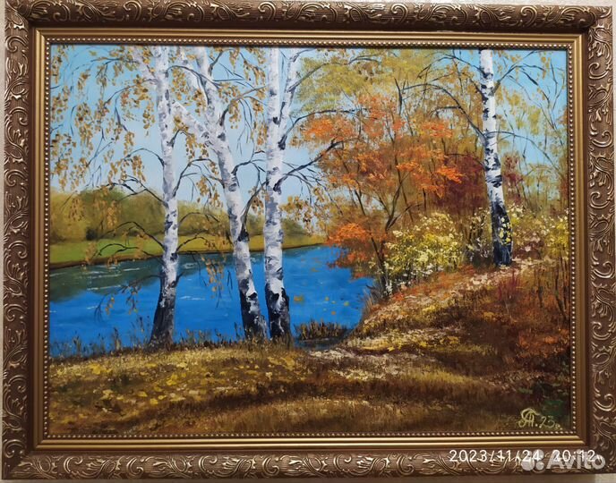 Картина маслом на холсте пейзаж