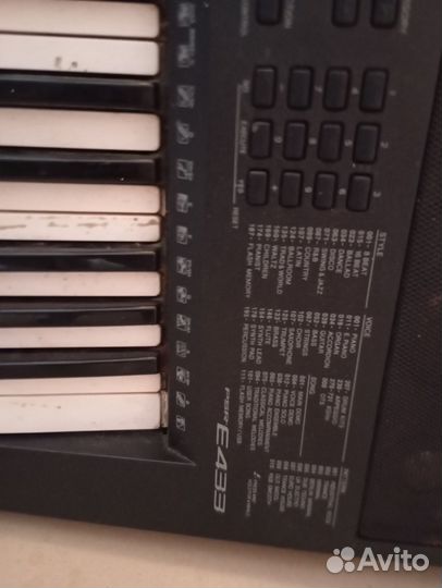 Синтезатор yamaha psr 433