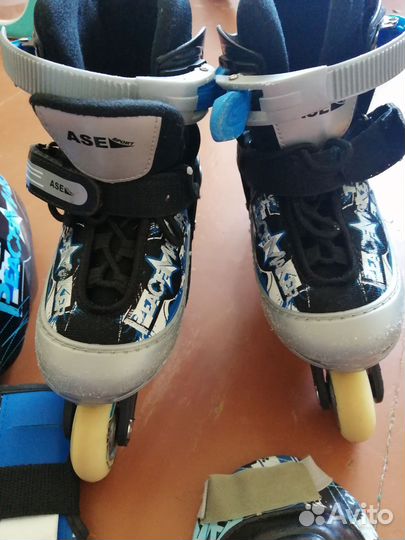 Роликовые коньки детские раздвижные