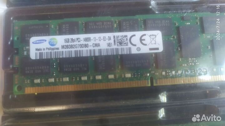 Память ddr3 64gb pc3-14900R 16gb 4 планки