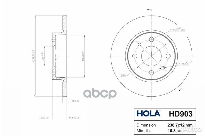 Тормозной диск LADA 2108-099, ZAZ Tavria, moskv