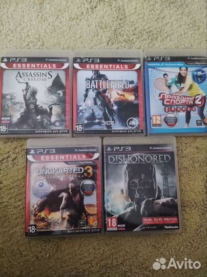 Игры диски для PS3