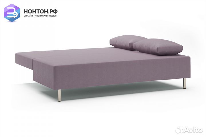 Диван еврокнижка Нео сиреневый