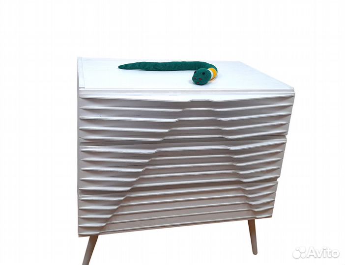 Комод белый «Волна»