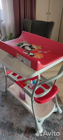 Пеленальный столик с ванночкой cam