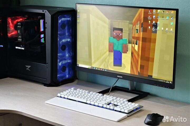 Новый i3-12100F + RTX3060/12G с монитором 27/144Гц