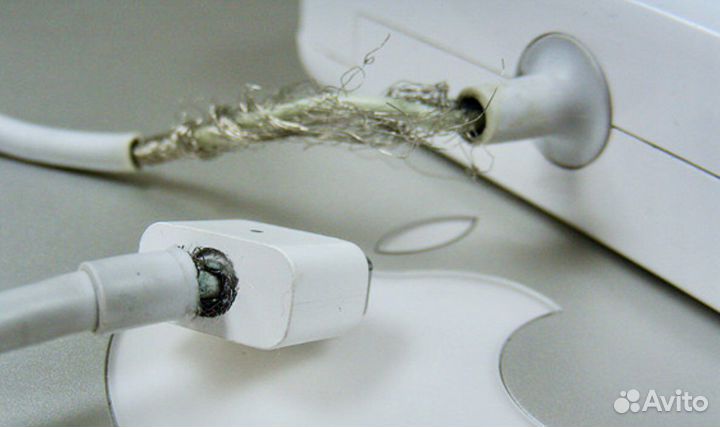 Ремонт блока питания MacBook.Замена кабеля MagSafe