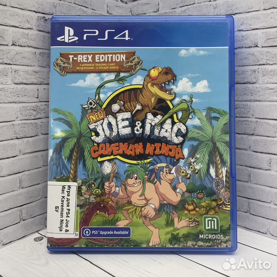 Игра для PS4 Joe & Mac Caveman Ninja