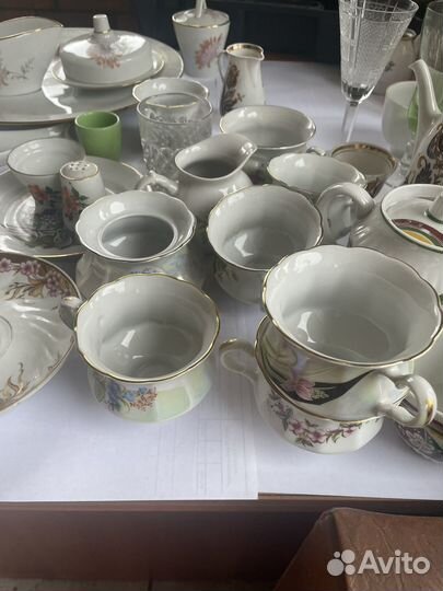 Посуда - тарелки, блюдца, чашки итд