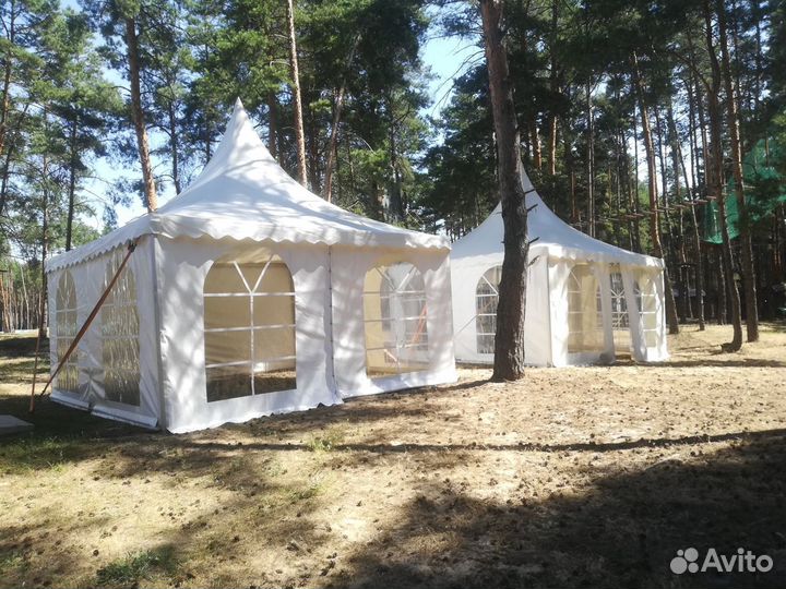 Аренда шатра Пагода 25 кв.м (без мебели)