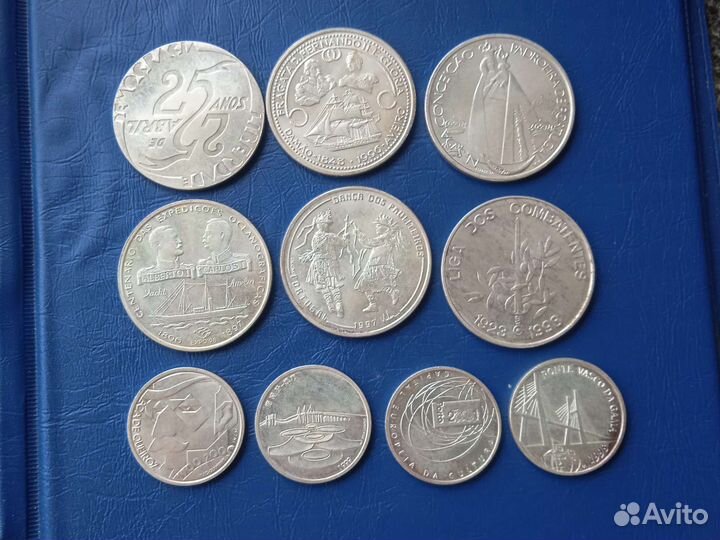 Серебряные монеты Португалии