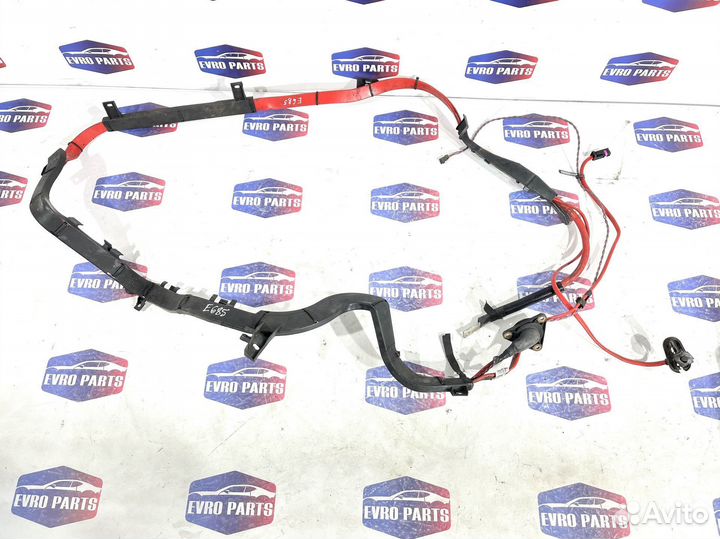 Плюсовой провод по днищу BMW F10 F11