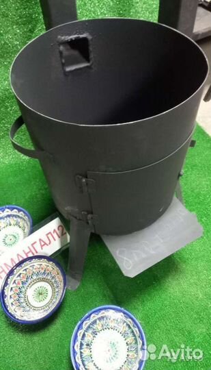Печь под казан с трубой 8 литров