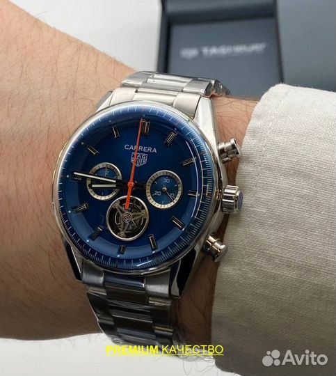 Мужские стильные часы Tag Heuer