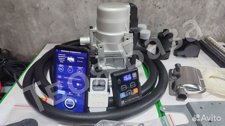 Предпусковой подогреватель двигателя 5kW с GSM