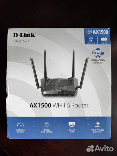 Гигабитный роутер D-link DIR-X1530