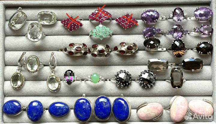 Кольца комплекты серебро 925