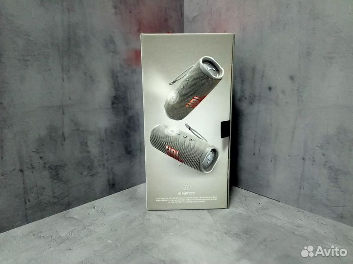 Портативная колонка JBL Flip 6 (Серый)