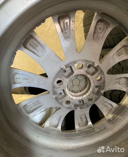 Резина nokian на дисках bmw r17 оригинал