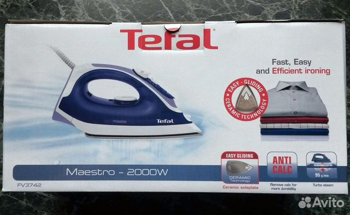 Утюг Tefal новый