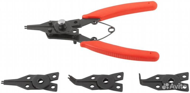 Разжим стопорных колец + 4 насадки FIT 64744