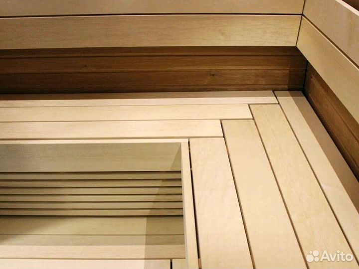 Полок для бани липа любая длина в наличии