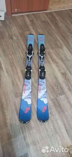 Горные лыжи детские Nordica 110 см с креплениями