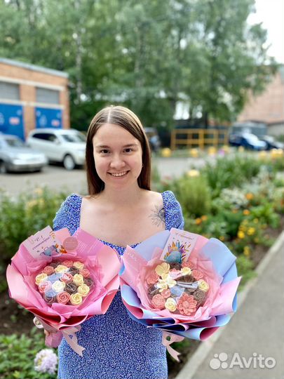 Подарок на 1 сентября шоколадный букет