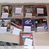 Игры на ps3, цена на кортинке