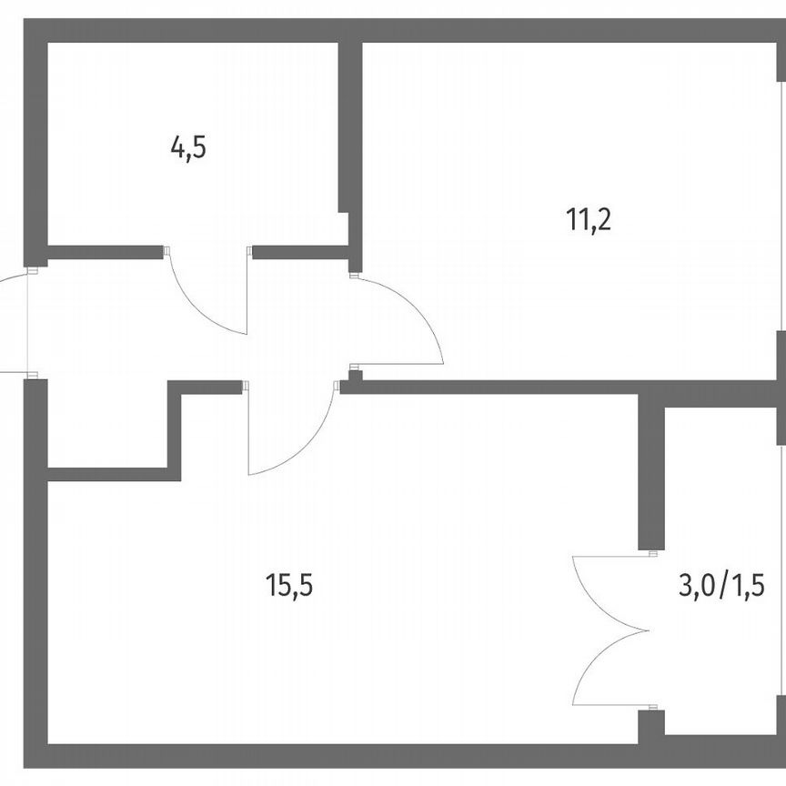 1-к. квартира, 36,6 м², 2/9 эт.