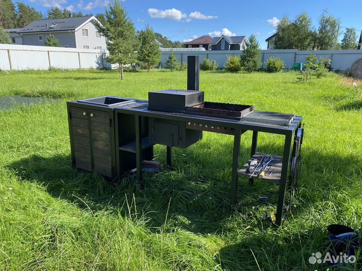 Летняя кухня, мангал