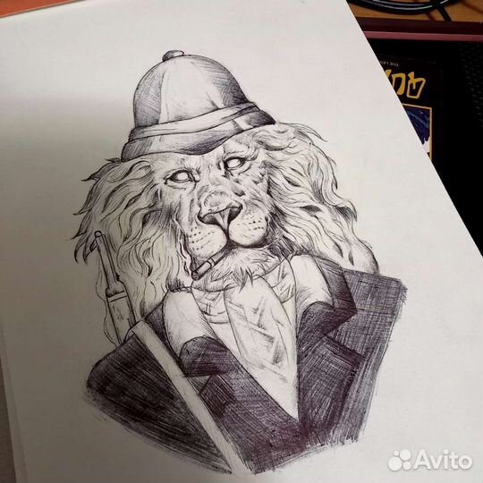 Эскизы, картины на заказ