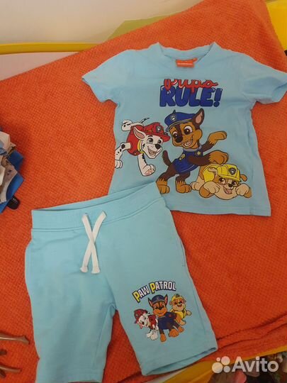 Вещи пакетом на мальчика 104 110