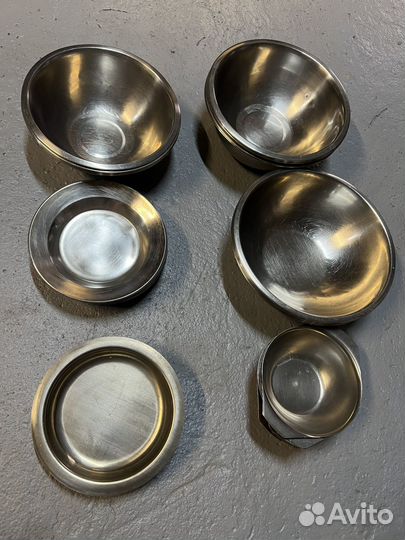 Тарелки из нержавейки гастрономические