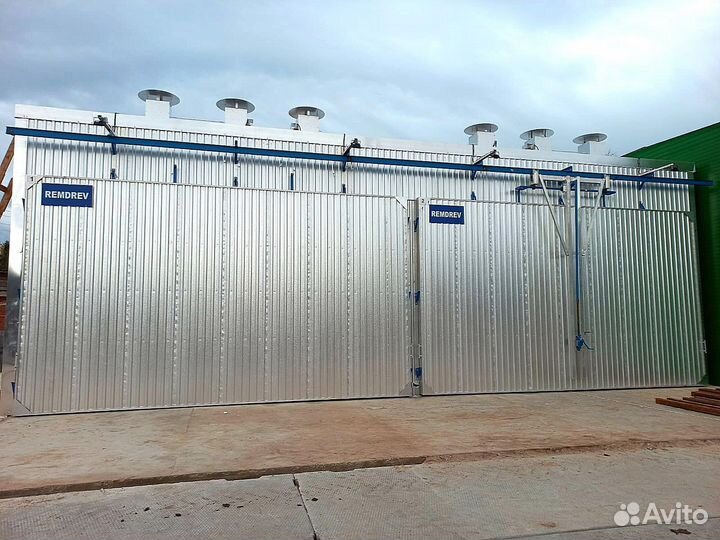 Сушильный комплекс для древесины 100 м3