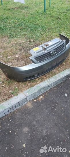 Бампер передний priora 1