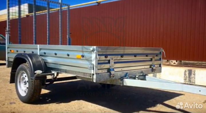 Прицеп с трапом 817730.022. Установка фаркопа