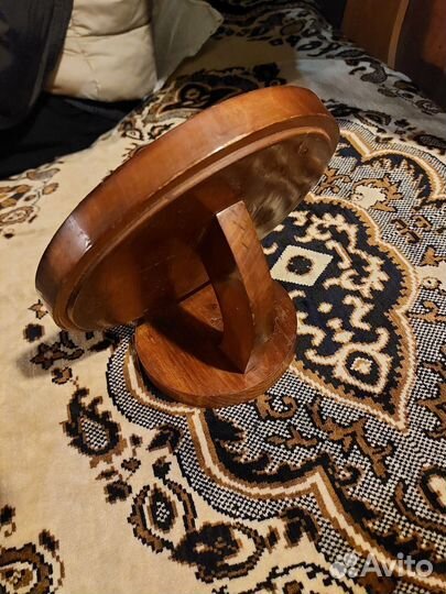 Зеркало настольное СССР дерево