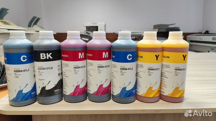 Чернила для плоттеров HP 1100,790 и т.д