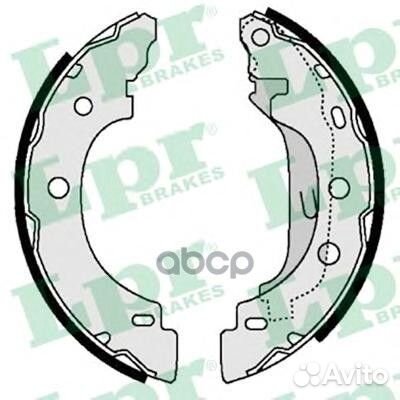 Колодки торм.бар.renault kangoo/nissan kubistar