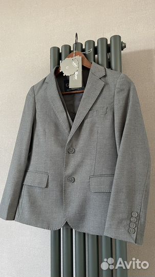 Пиджак с жилеткой для мальчика 146-152