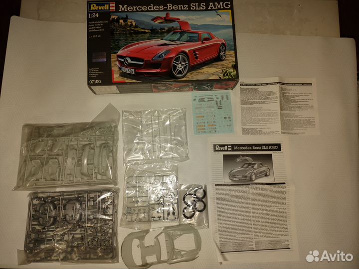Модель mercedes-benz sls amg