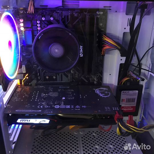 Игровой пк (Ryzen 5 2600 / 1650 Gaming X / 16 GB)