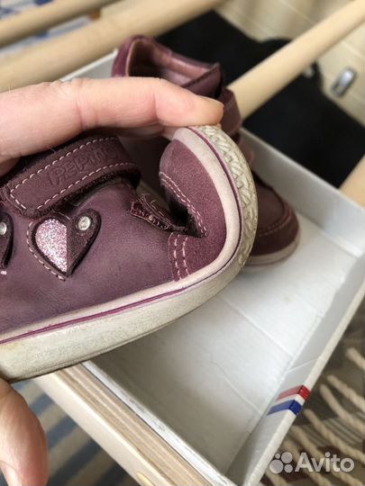 Удобные ботинки для девочки 20-21
