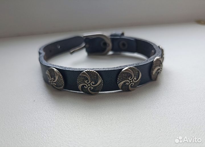Браслет натуральная кожа женский